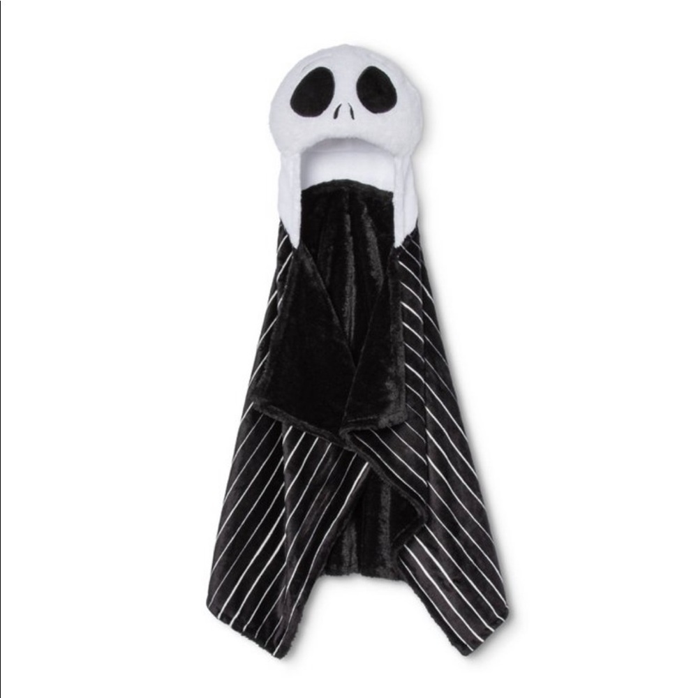 NWT jack skellington night before Christmas hooded towel 30”x50” Disney